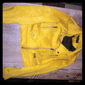 Zara Basic Jacket Faux Suede